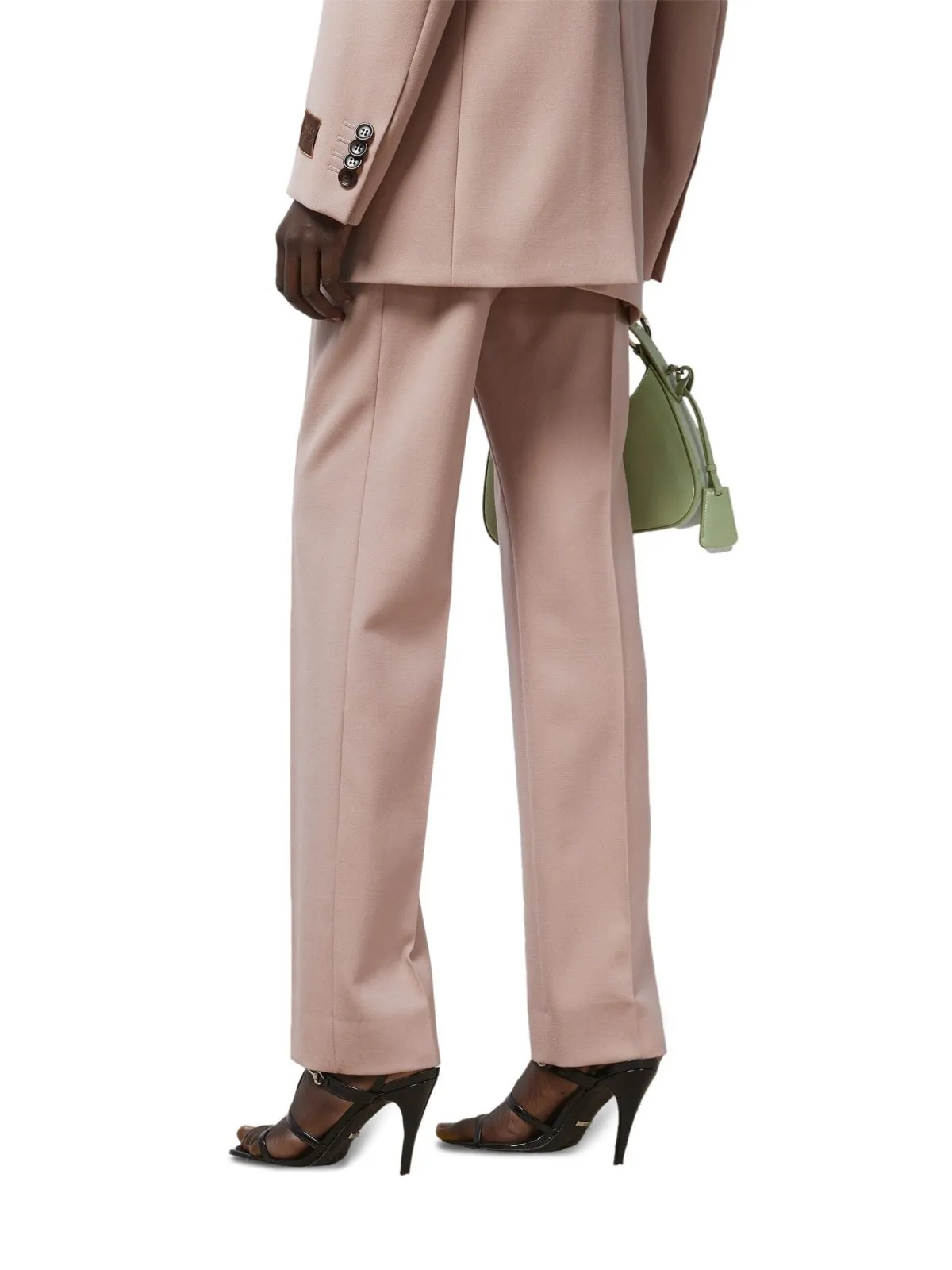 Horsebit-Label Wool Trousers
