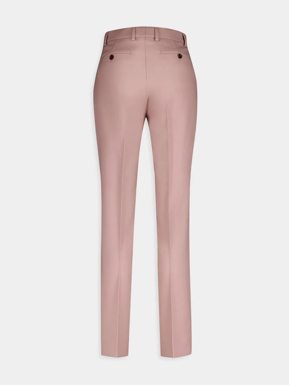 Horsebit-Label Wool Trousers