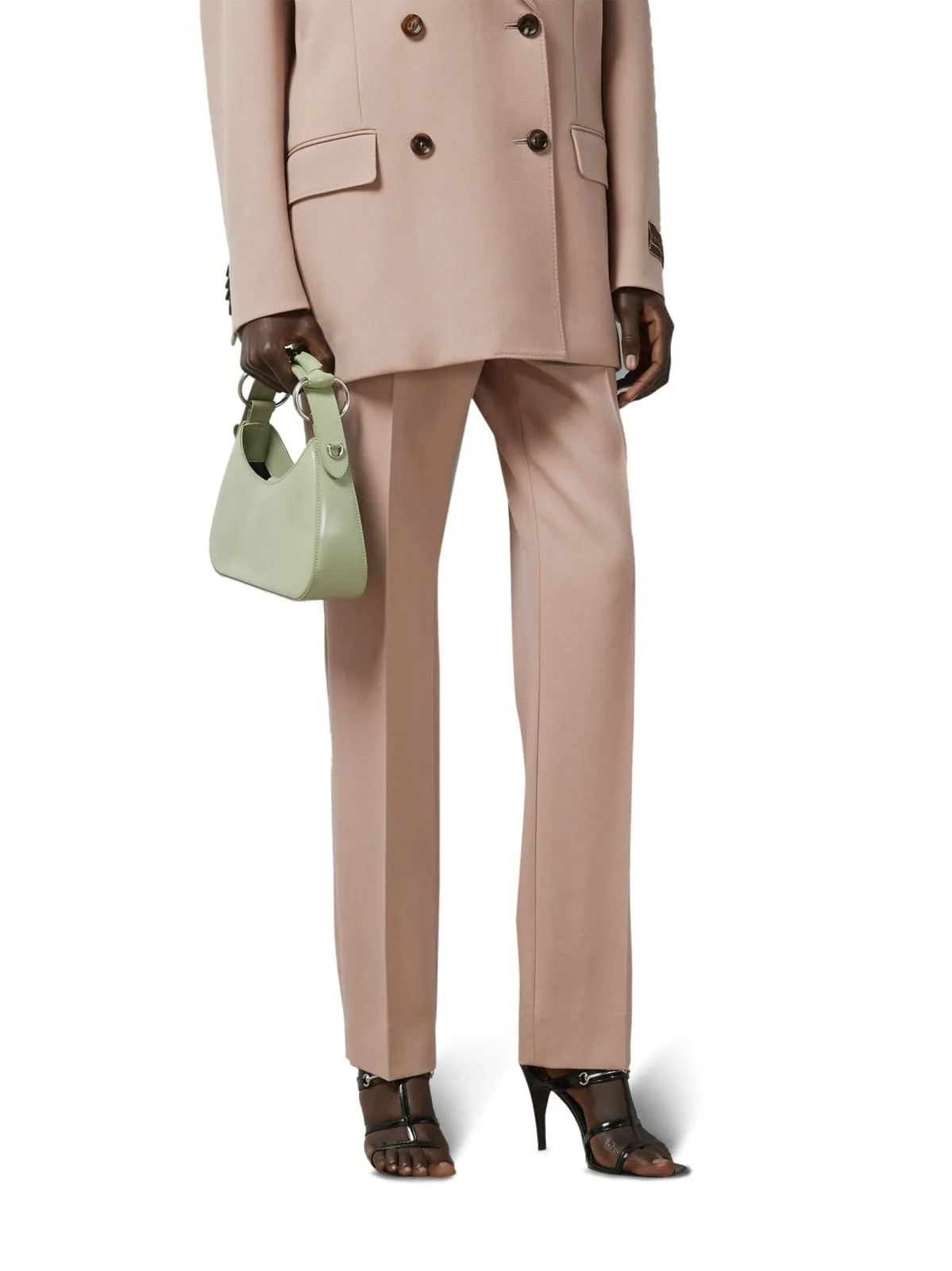 Horsebit-Label Wool Trousers