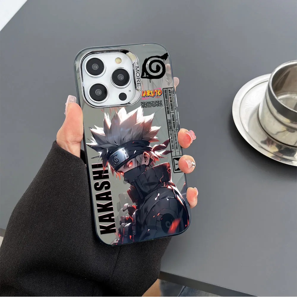 INSTOCK- Naruto hard shell color silver anime trendy brand