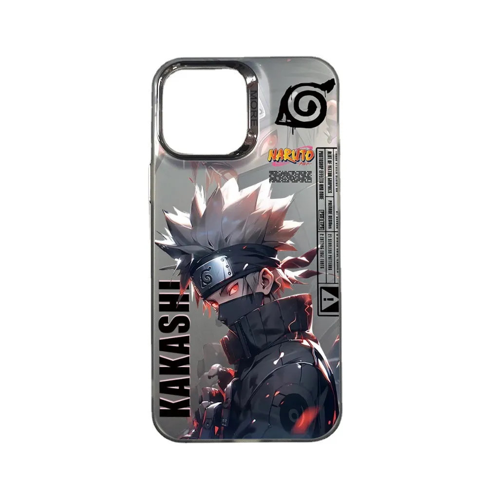 INSTOCK- Naruto hard shell color silver anime trendy brand