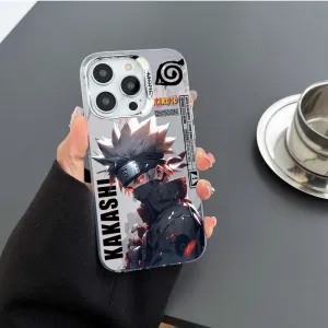 INSTOCK- Naruto hard shell color silver anime trendy brand