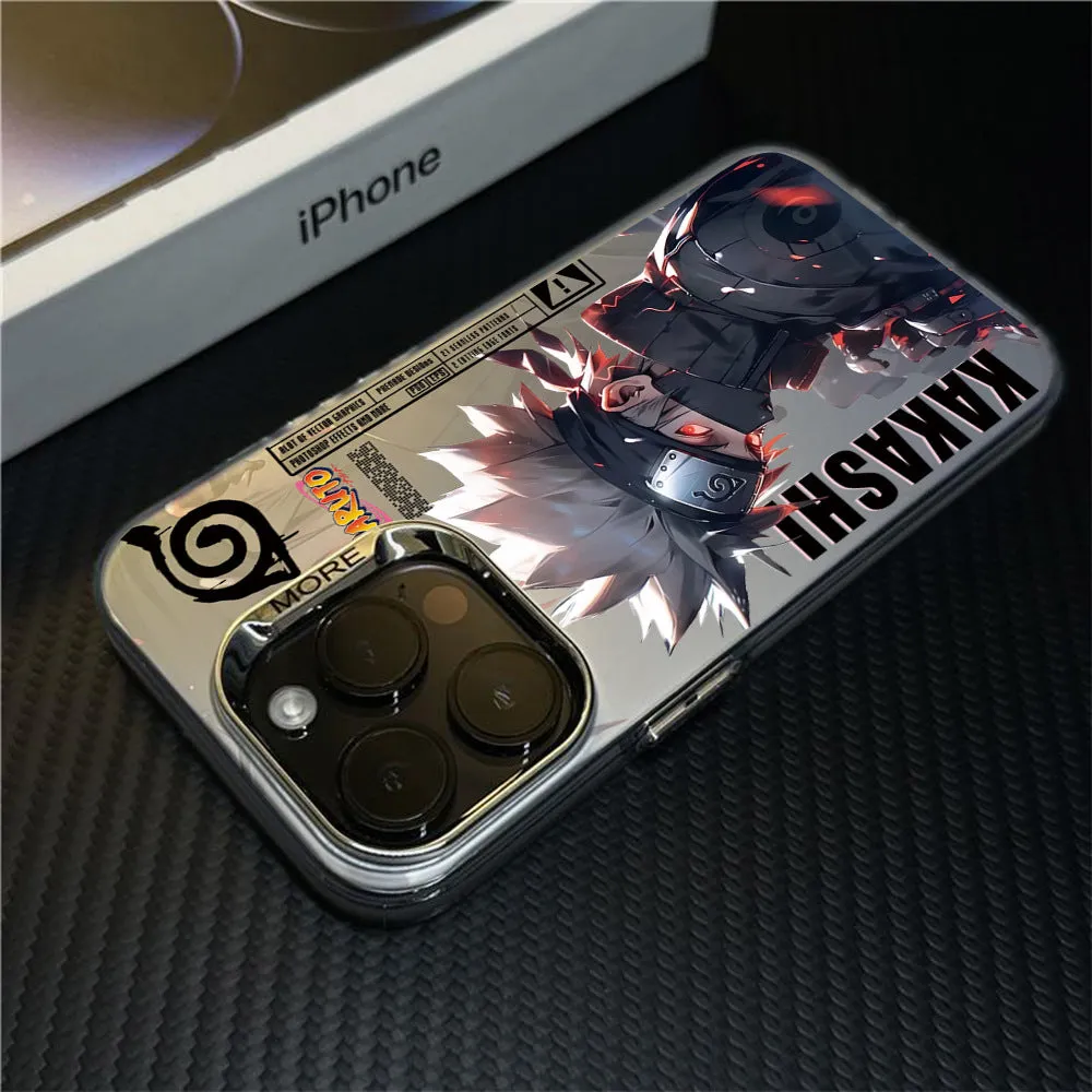 INSTOCK- Naruto hard shell color silver anime trendy brand