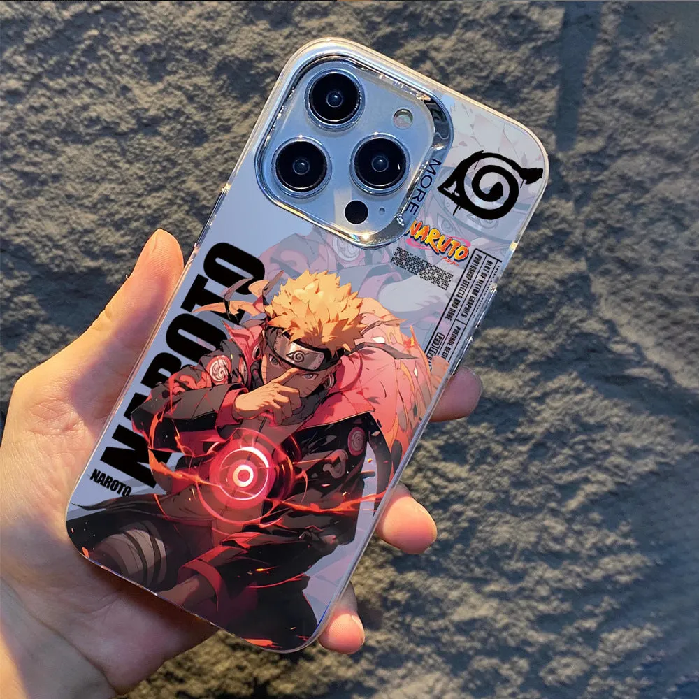 INSTOCK- Naruto hard shell color silver anime trendy brand