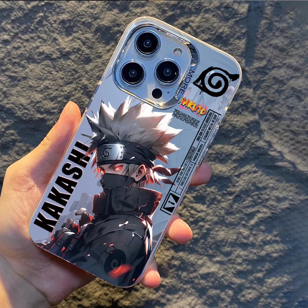 INSTOCK- Naruto hard shell color silver anime trendy brand