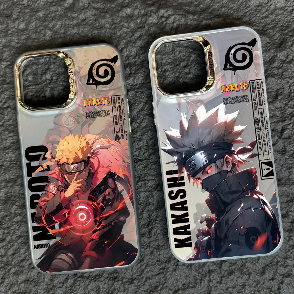 INSTOCK- Naruto hard shell color silver anime trendy brand