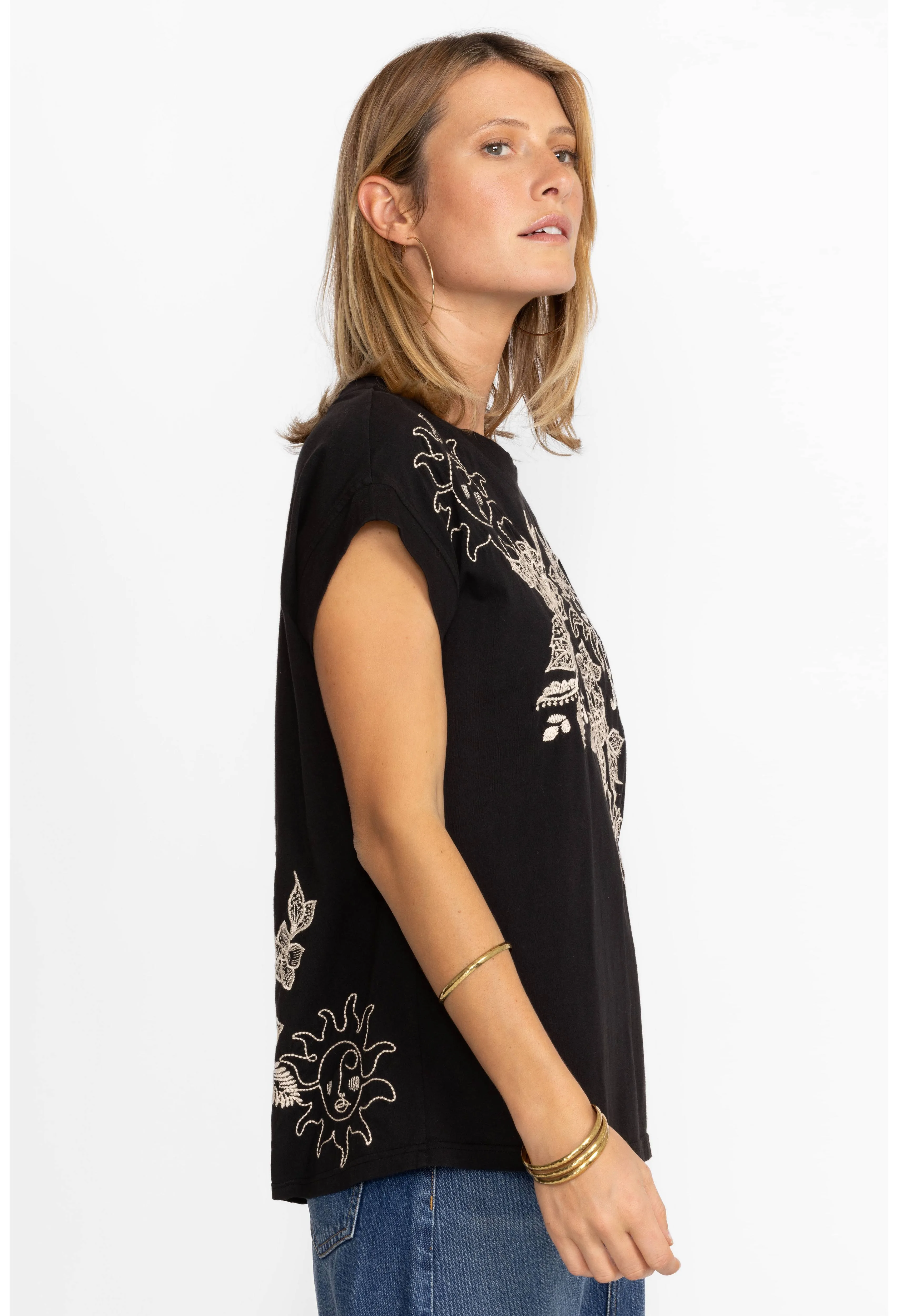 Johnny Was Addison Relaxed Tee