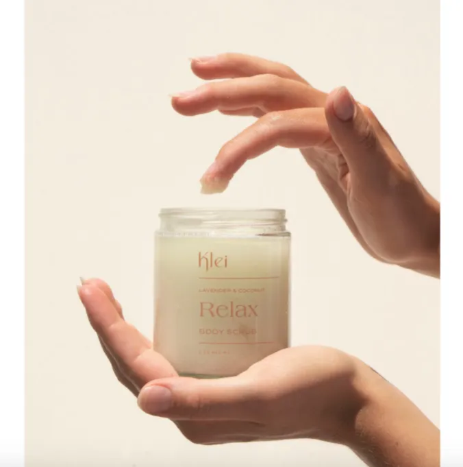 klei / relax - body scrub - lavender & coconut