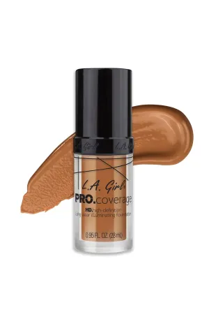L.A Girl Pro Coverage Illuminating Foundation 28ml Warm Caramel