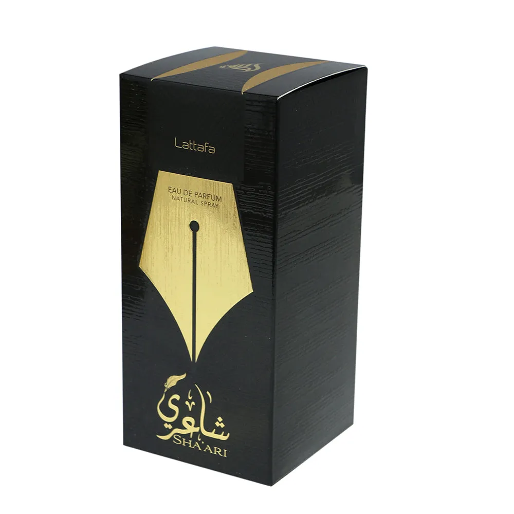 Lattafa Sha'ari Perfume for Unisex,  EDP 100ml