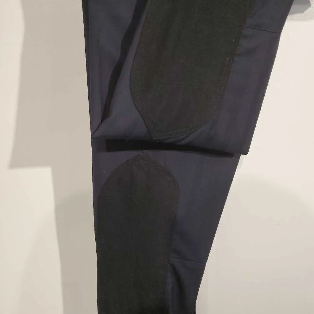 LeCheval Navy with Red Pinstripes Pleasure Jods(28 1/2W, 34 1/4INS)