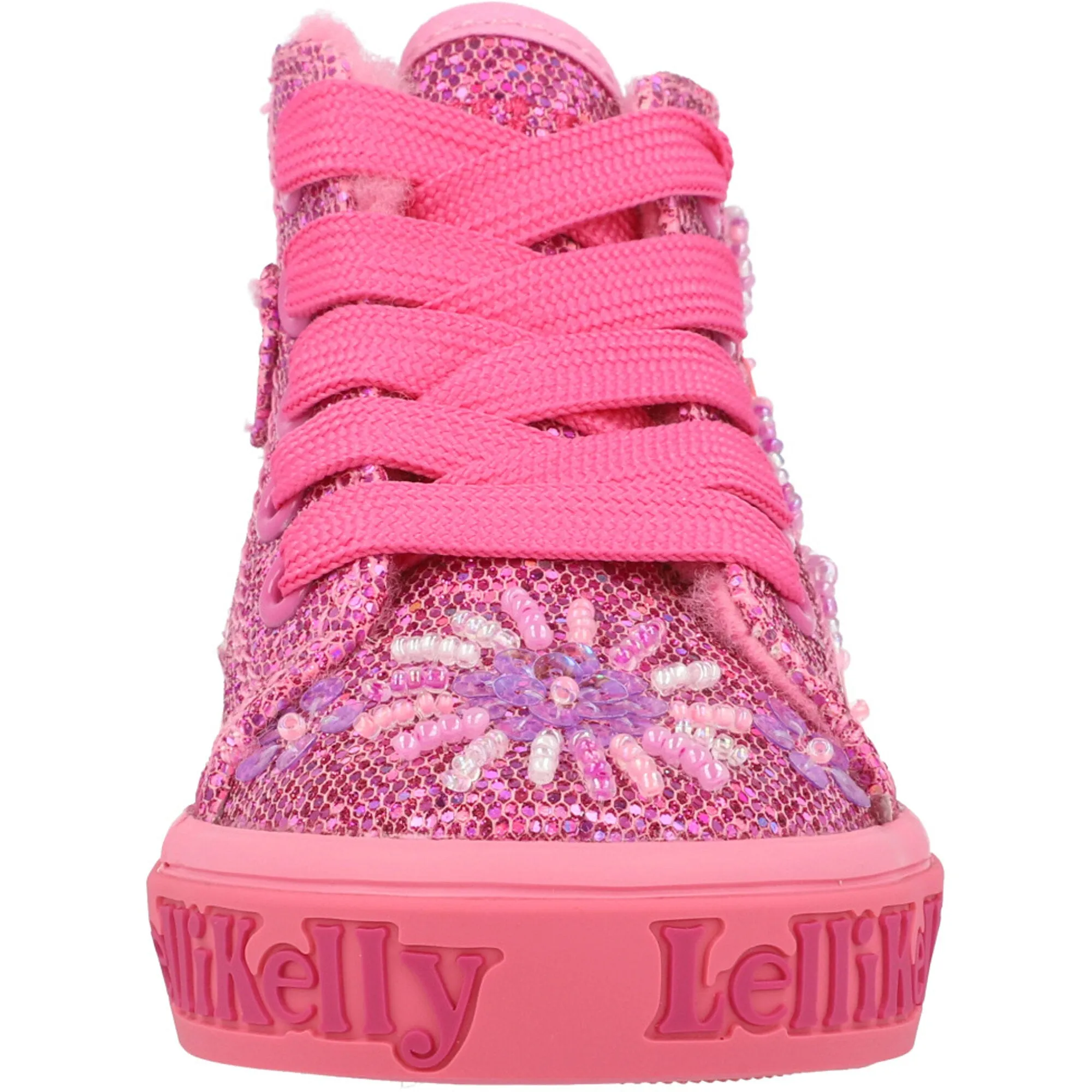 Lelli Kelly Dafne Dark Pink Mid-Top Trainers