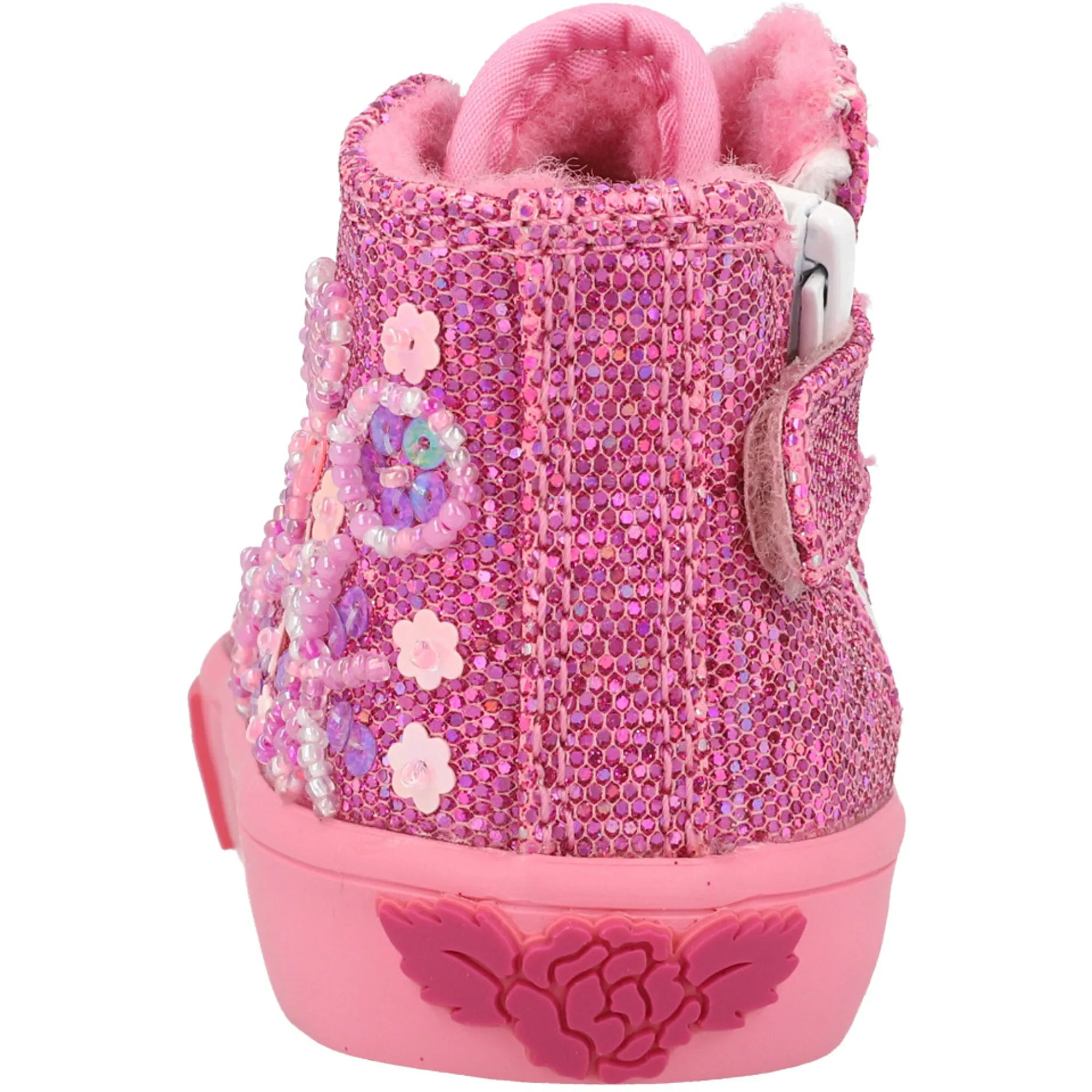 Lelli Kelly Dafne Dark Pink Mid-Top Trainers