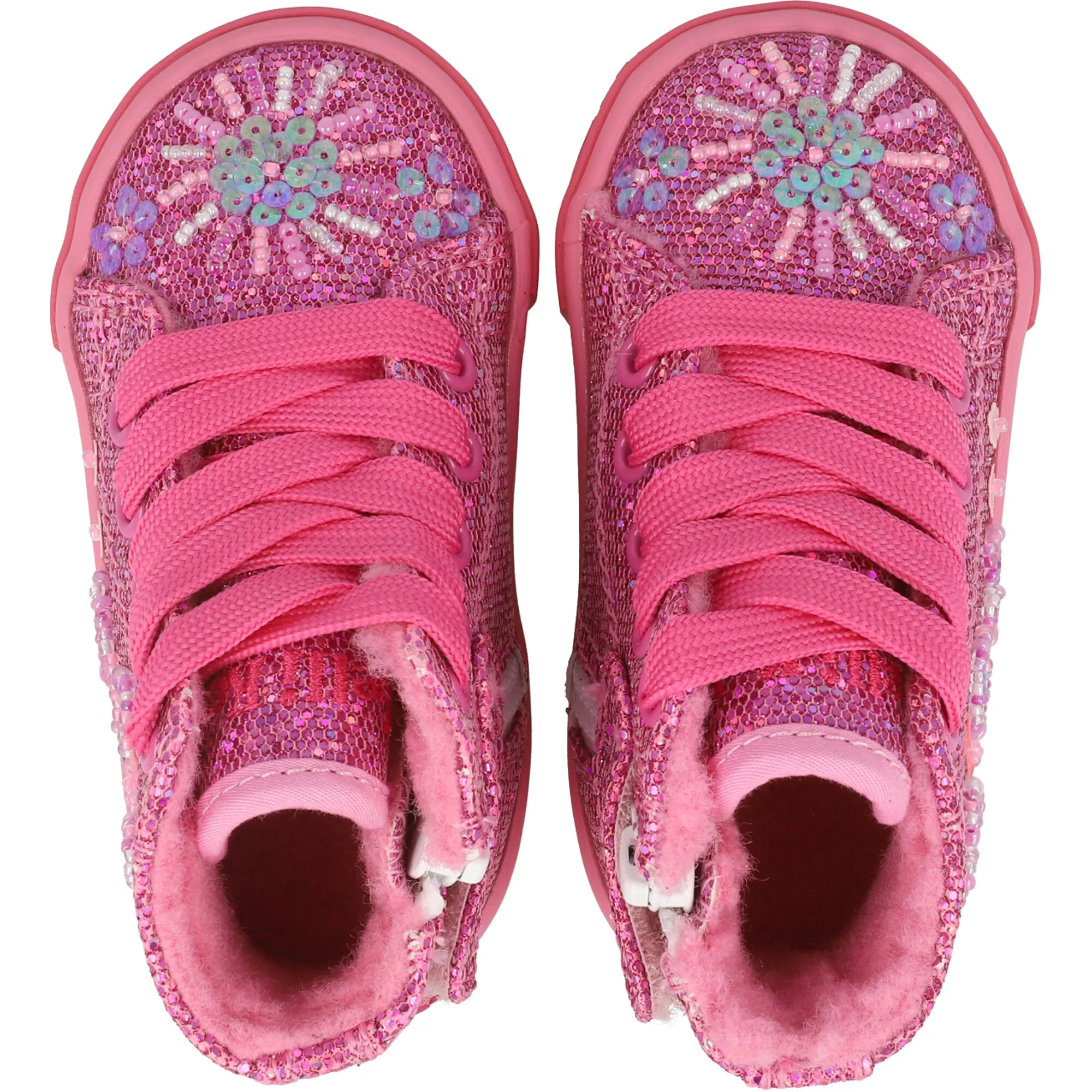 Lelli Kelly Dafne Dark Pink Mid-Top Trainers