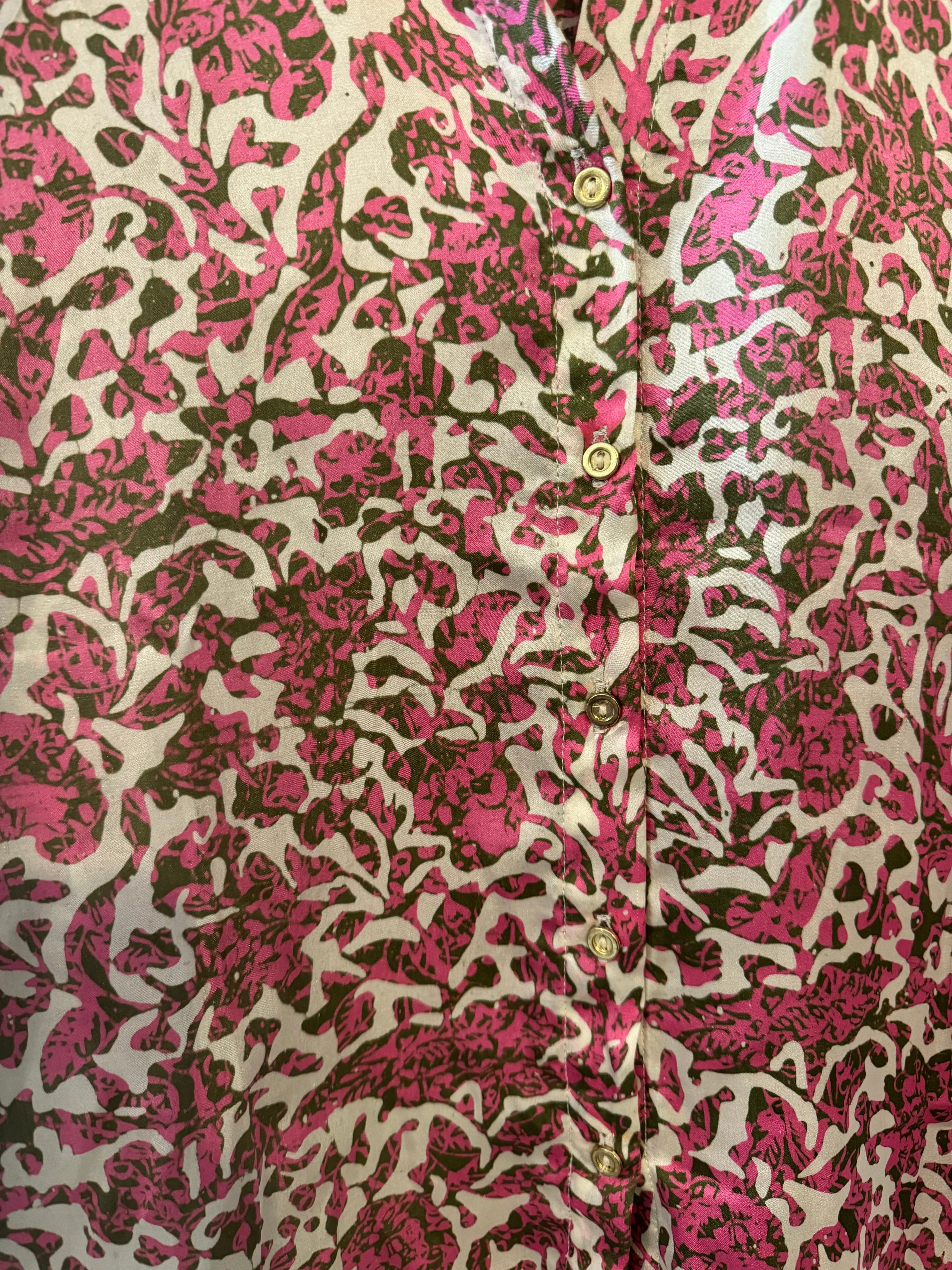 Les Fleurs Silk Blouse in Morning Light