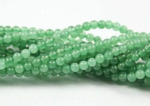 Light Green Jade Smooth Round Ball Gemstone Loose Spacer Beads Strand 17" 5mm