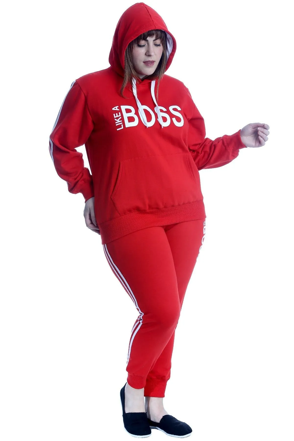 Like Boss Print Top Tracksuit