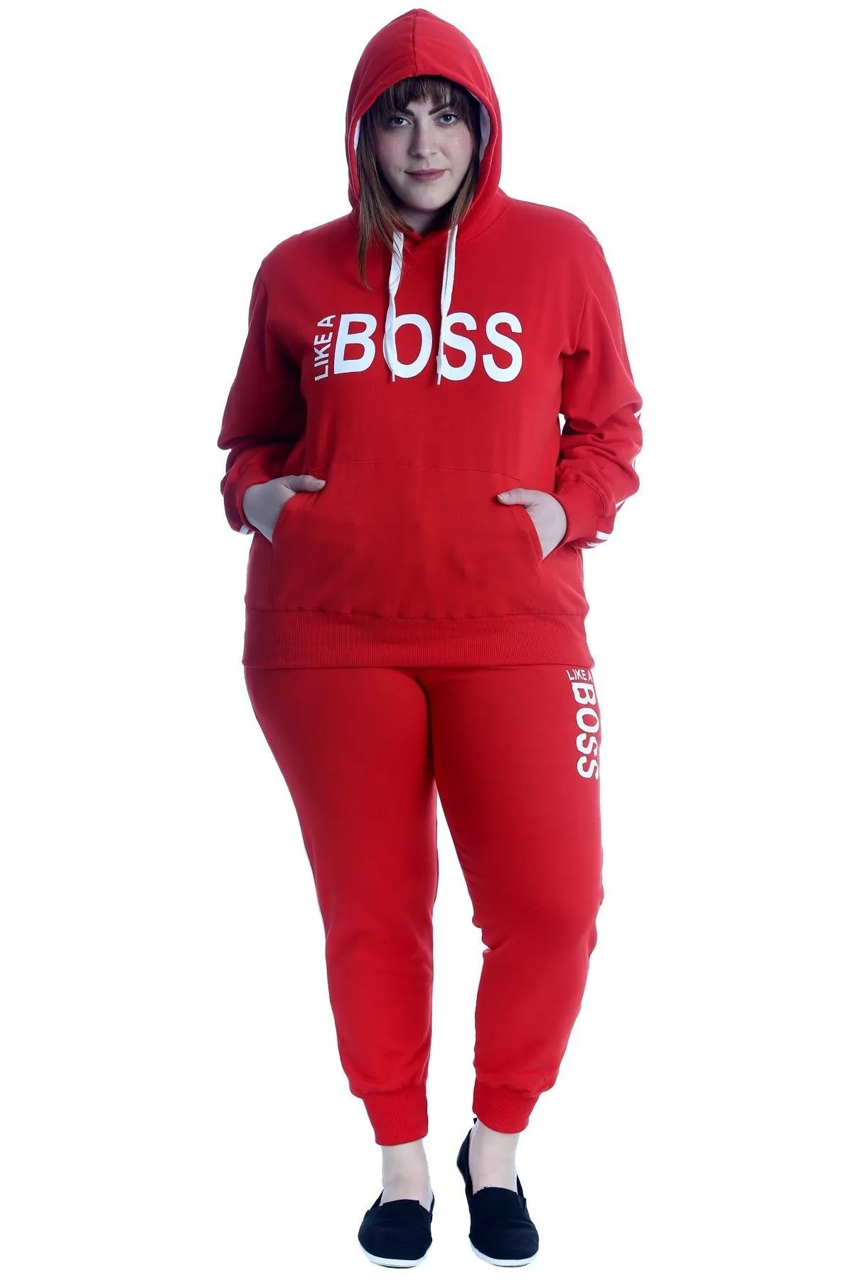 Like Boss Print Top Tracksuit