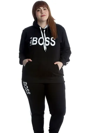 Like Boss Print Top Tracksuit