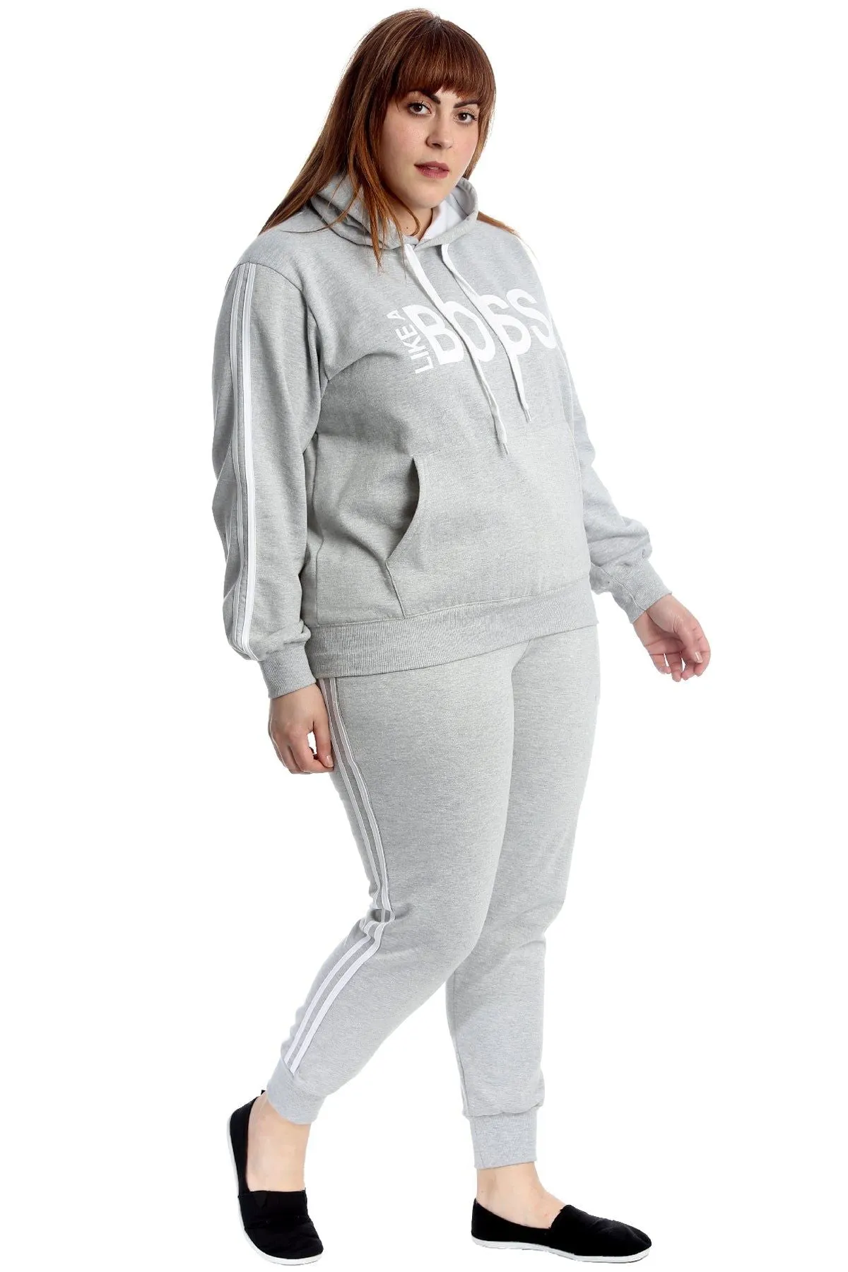 Like Boss Print Top Tracksuit