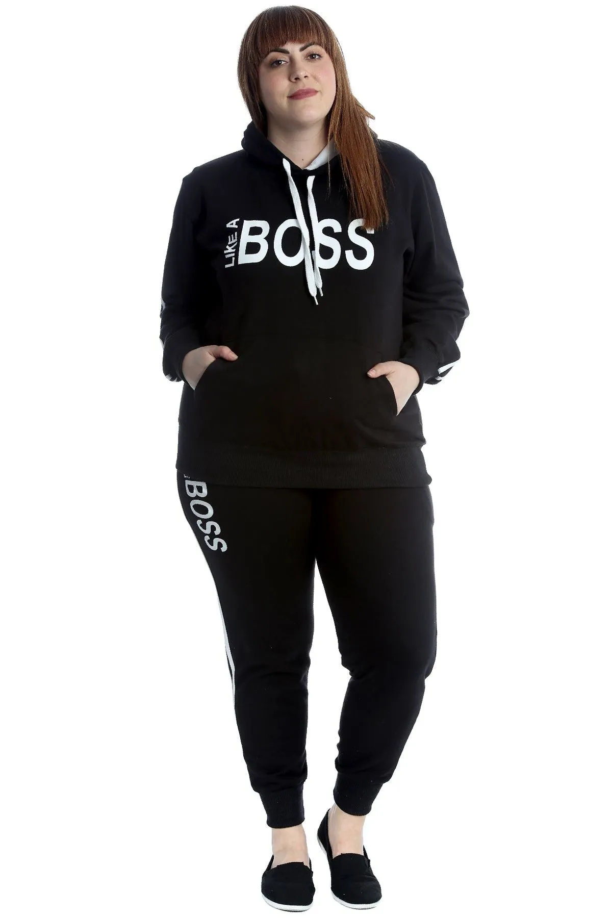 Like Boss Print Top Tracksuit