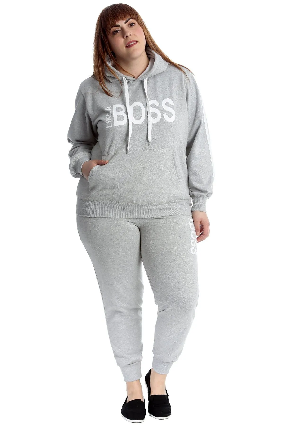 Like Boss Print Top Tracksuit