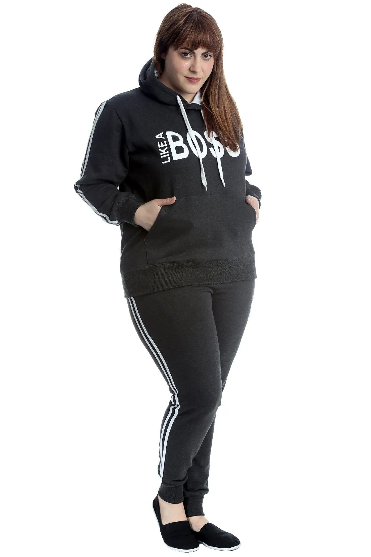 Like Boss Print Top Tracksuit