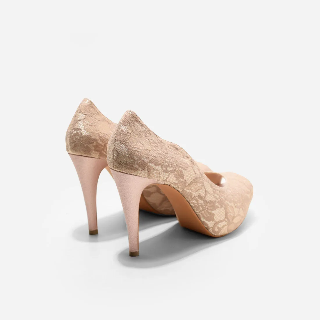 Lorenzo Lace Wedding Heels
