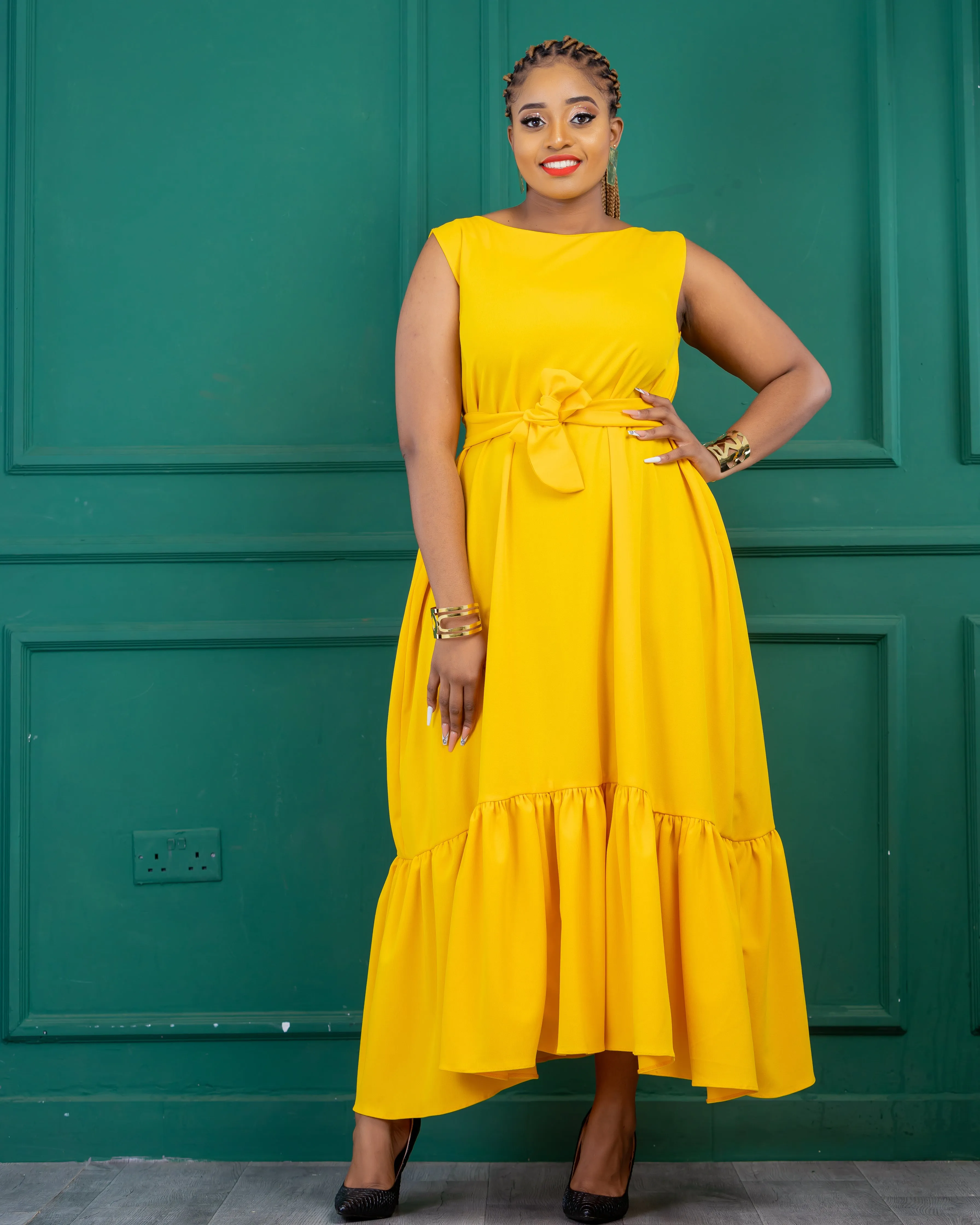 Lugala Maxi Dress - Mustard Yellow