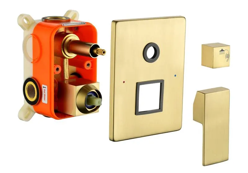 Luxurious Gold Rain Shower Set with Handheld Option
