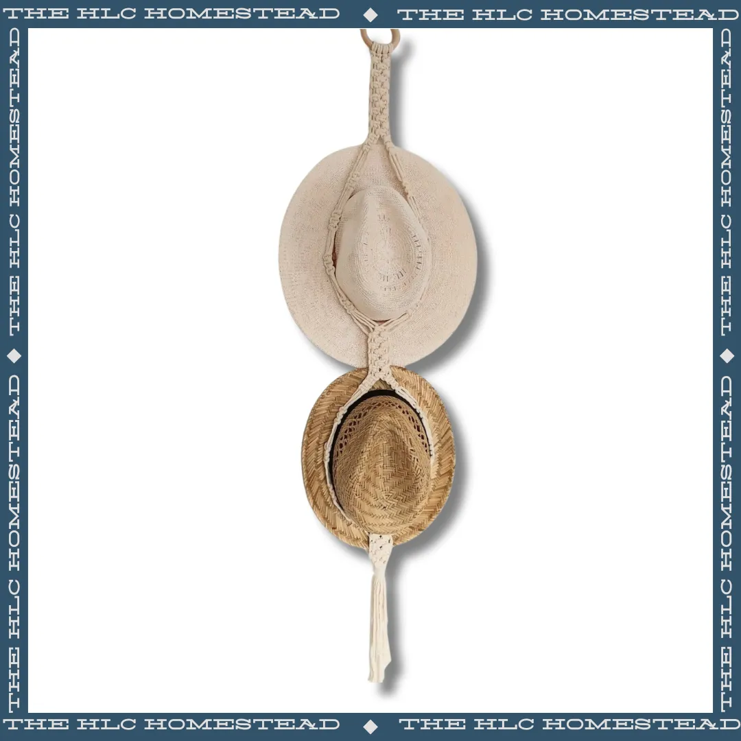 Macrame Hat Hanger
