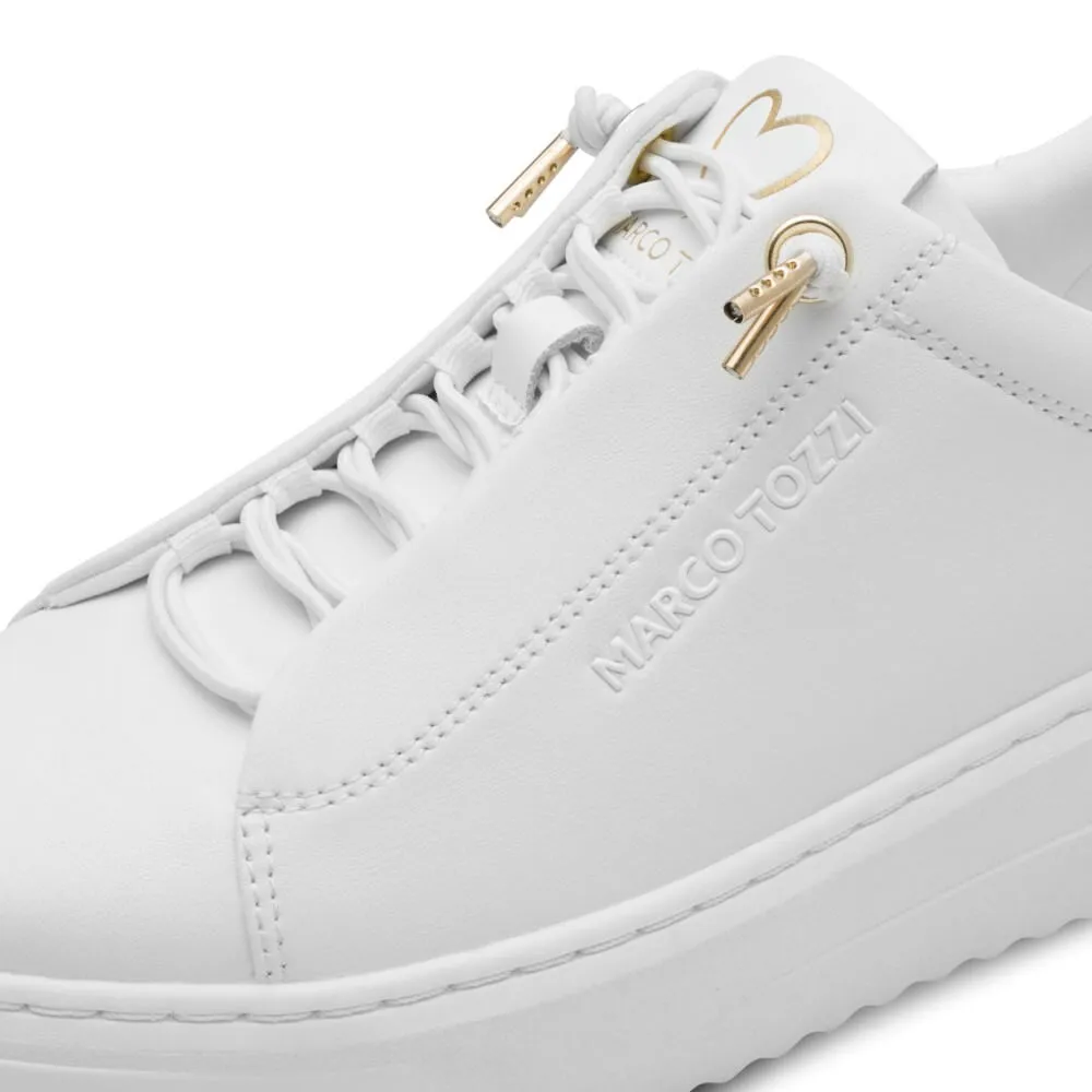 Marco Tozzi Elastic Laces Vegan Trainer 2-23724-WHITE