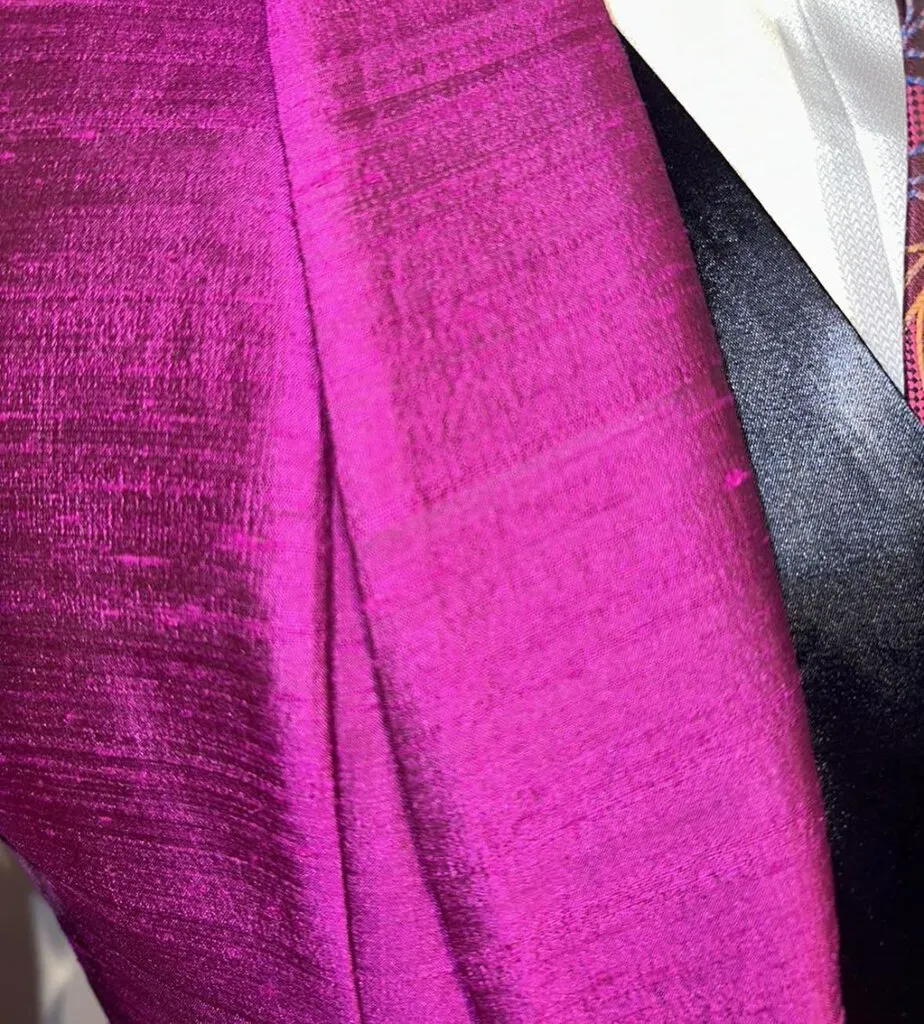 Marsha De Arriaga Fucha Raw Silk Daycoat