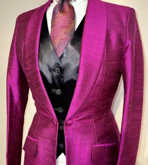 Marsha De Arriaga Fucha Raw Silk Daycoat