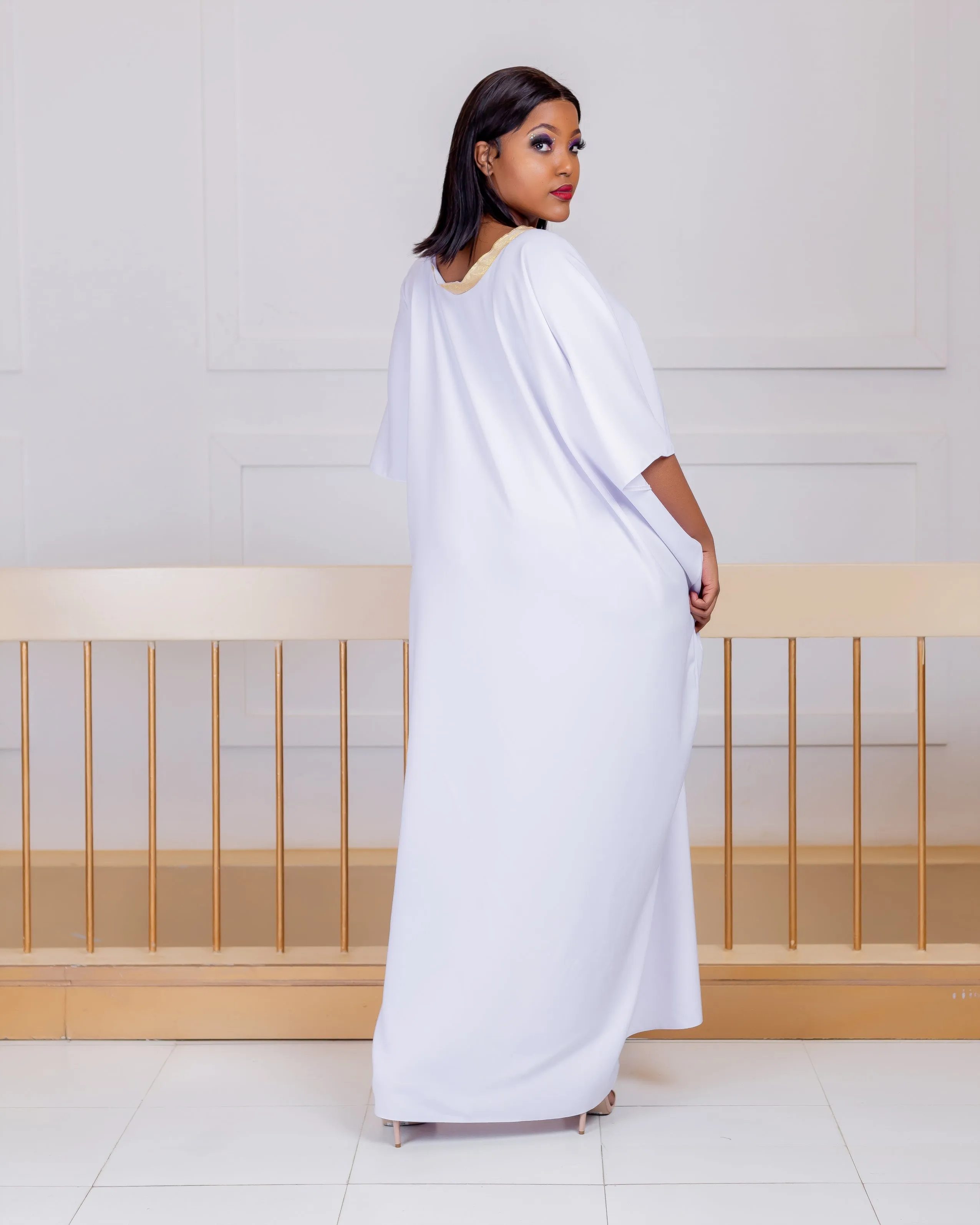 Matisi Arabic Dress - White