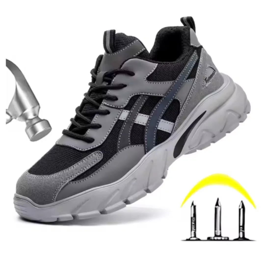 Men's Lightweight Protective Steel Toe Sneakers