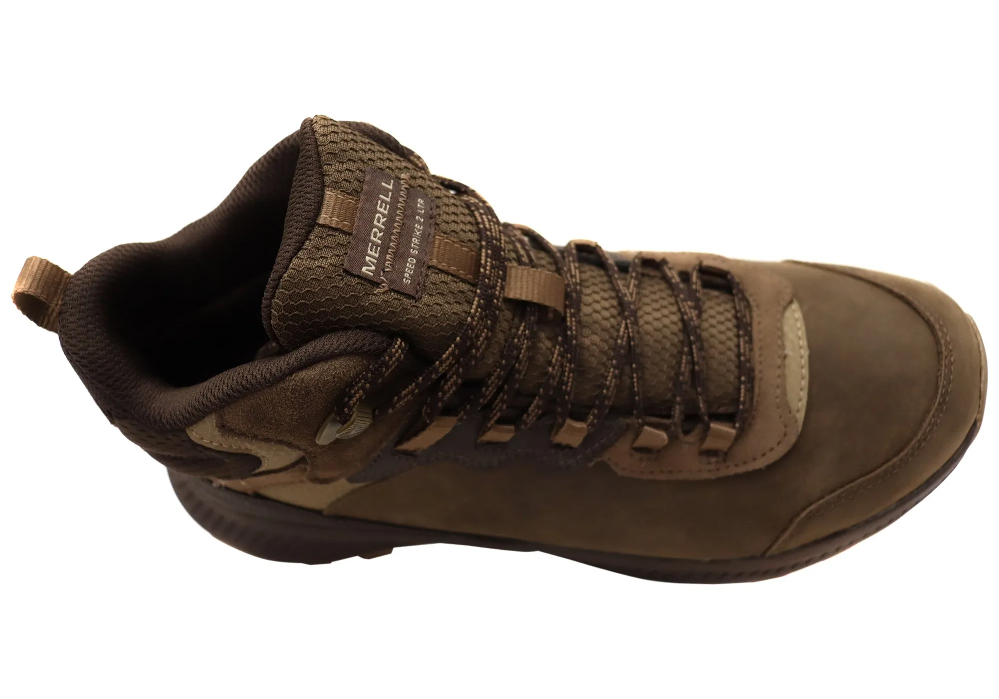 Merrell Mens Speed Strike 2 Mid Lthr Waterproof Hiking Boots