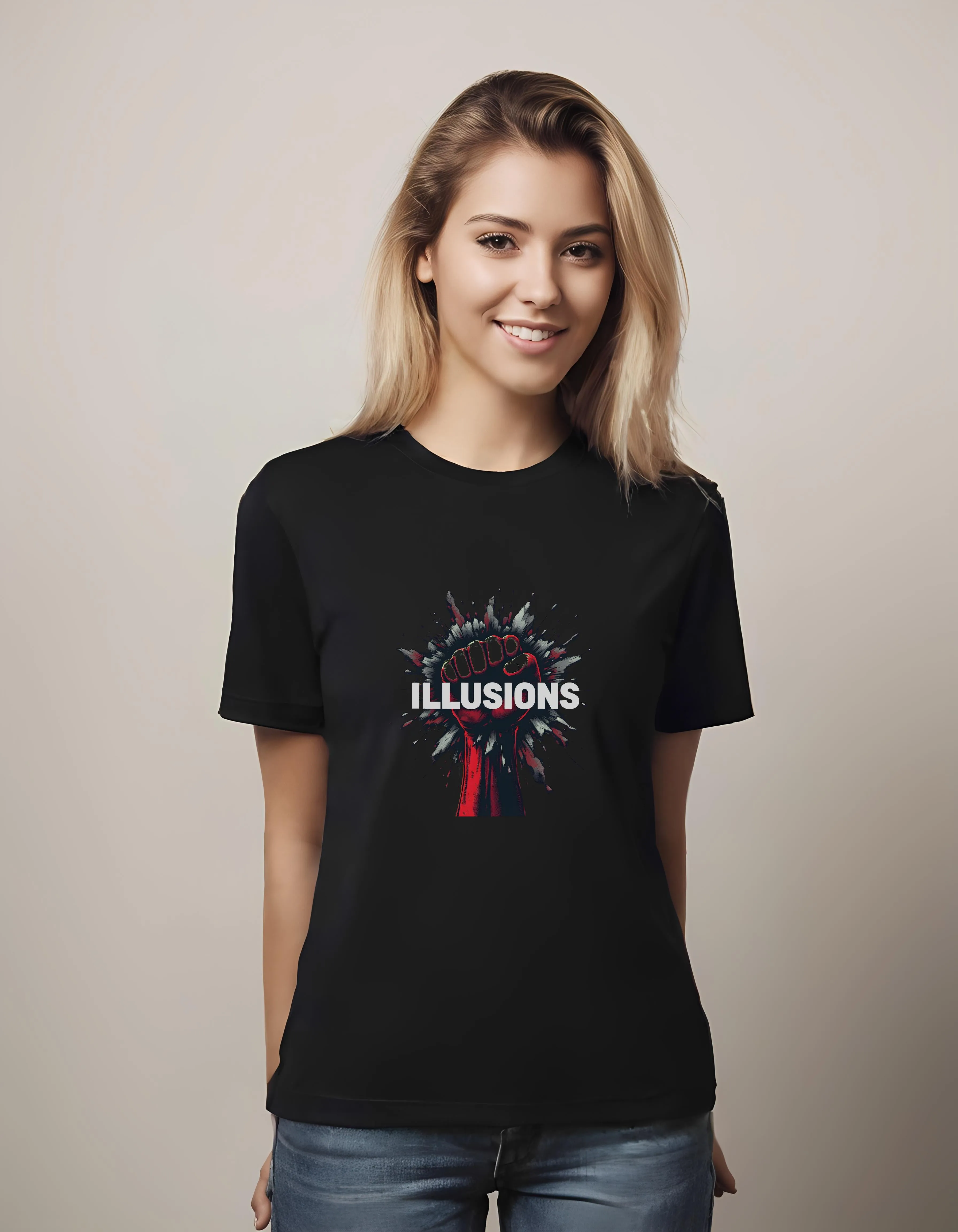 Mighty Fist Breakthrough Design | Classic T-Shirt (Unisex)