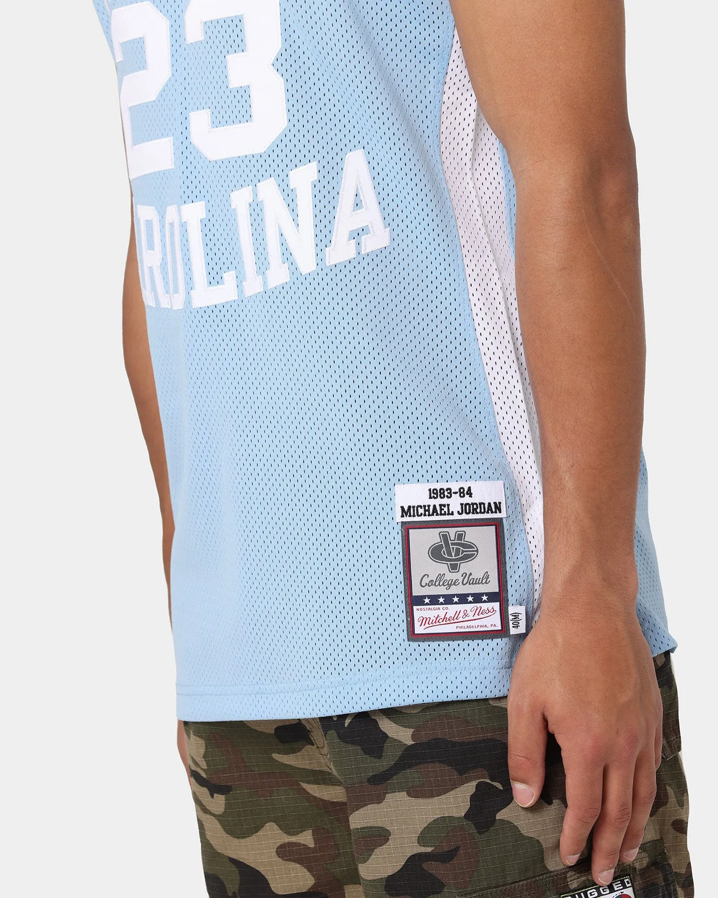 Mitchell & Ness Michael Jordan University of North Carolina Tar Heels '83-'84 Authentic Jersey Light Blue