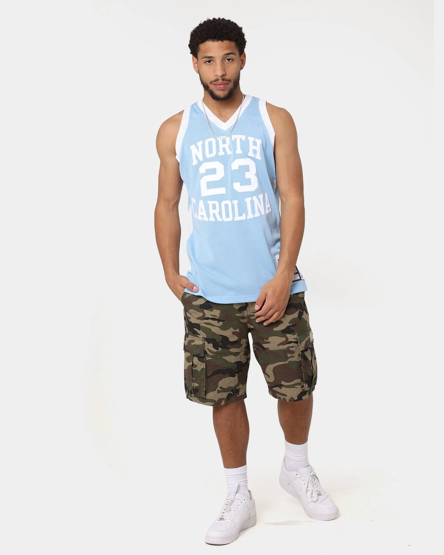 Mitchell & Ness Michael Jordan University of North Carolina Tar Heels '83-'84 Authentic Jersey Light Blue