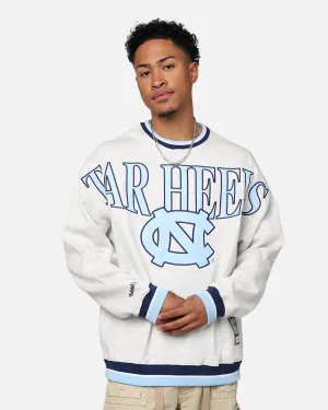 Mitchell & Ness North Carolina Tar Heels Shooting Crewneck Silver Marle