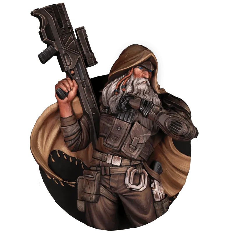 Monument Hobbies Pro Acryl Texture Trainer #2 - The Hunter