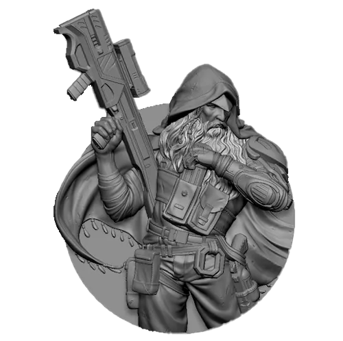 Monument Hobbies Pro Acryl Texture Trainer #2 - The Hunter