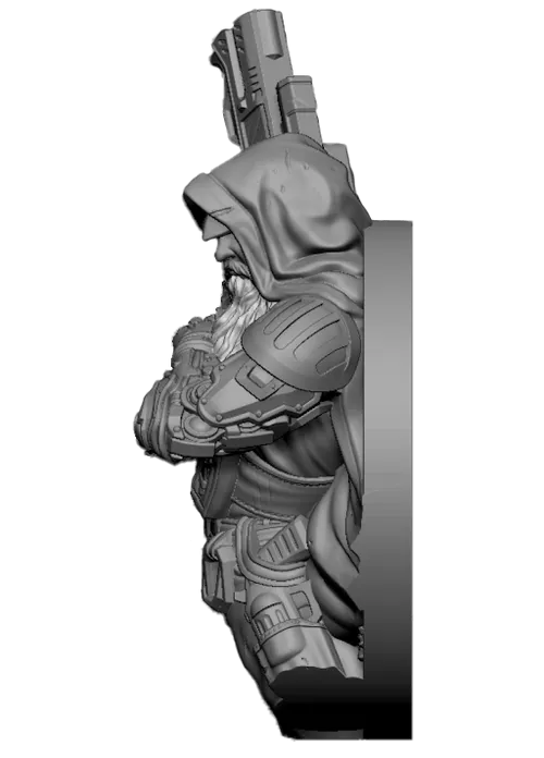 Monument Hobbies Pro Acryl Texture Trainer #2 - The Hunter