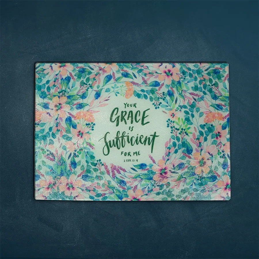 My Grace Is Sufficient For You {Cutting Board}