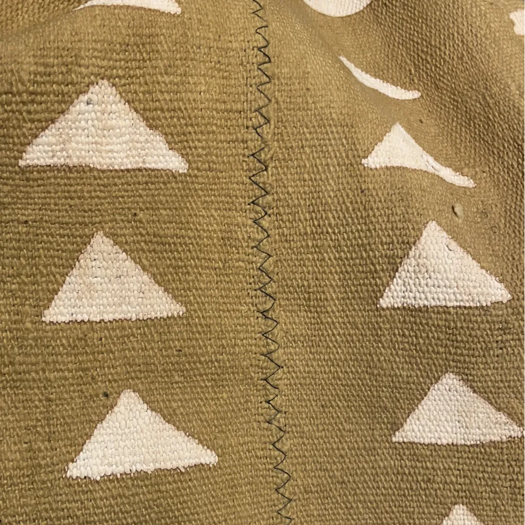Nambili 'Isabis' Mud Cloth Scarf - Mustard