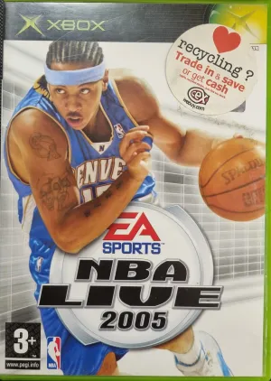 NBA Live 2005 (beskadiget manual)