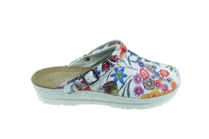 'Neustadt' women's outdoor clog - Flower mix