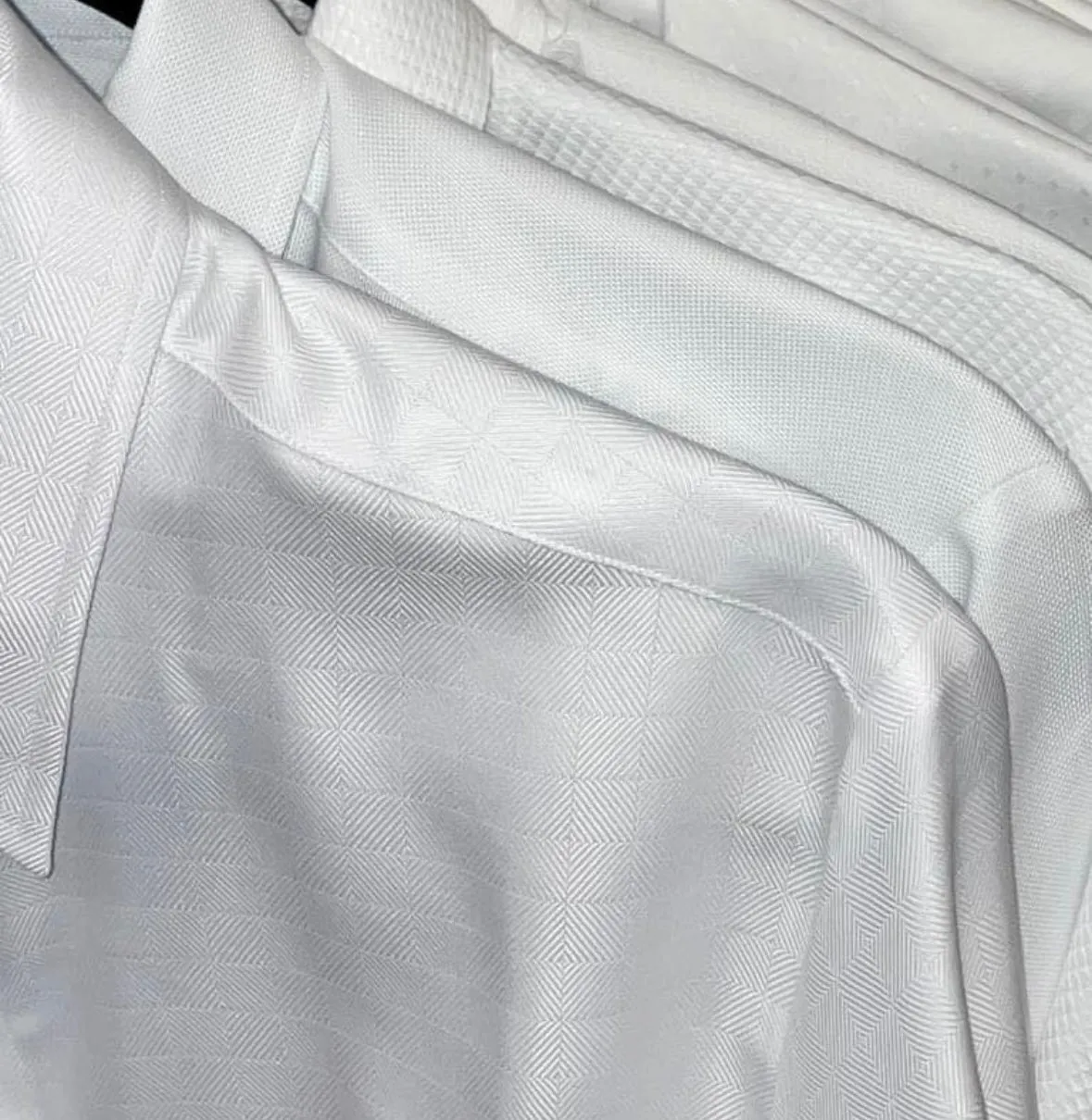 New, White Shirt, Necl:17in
