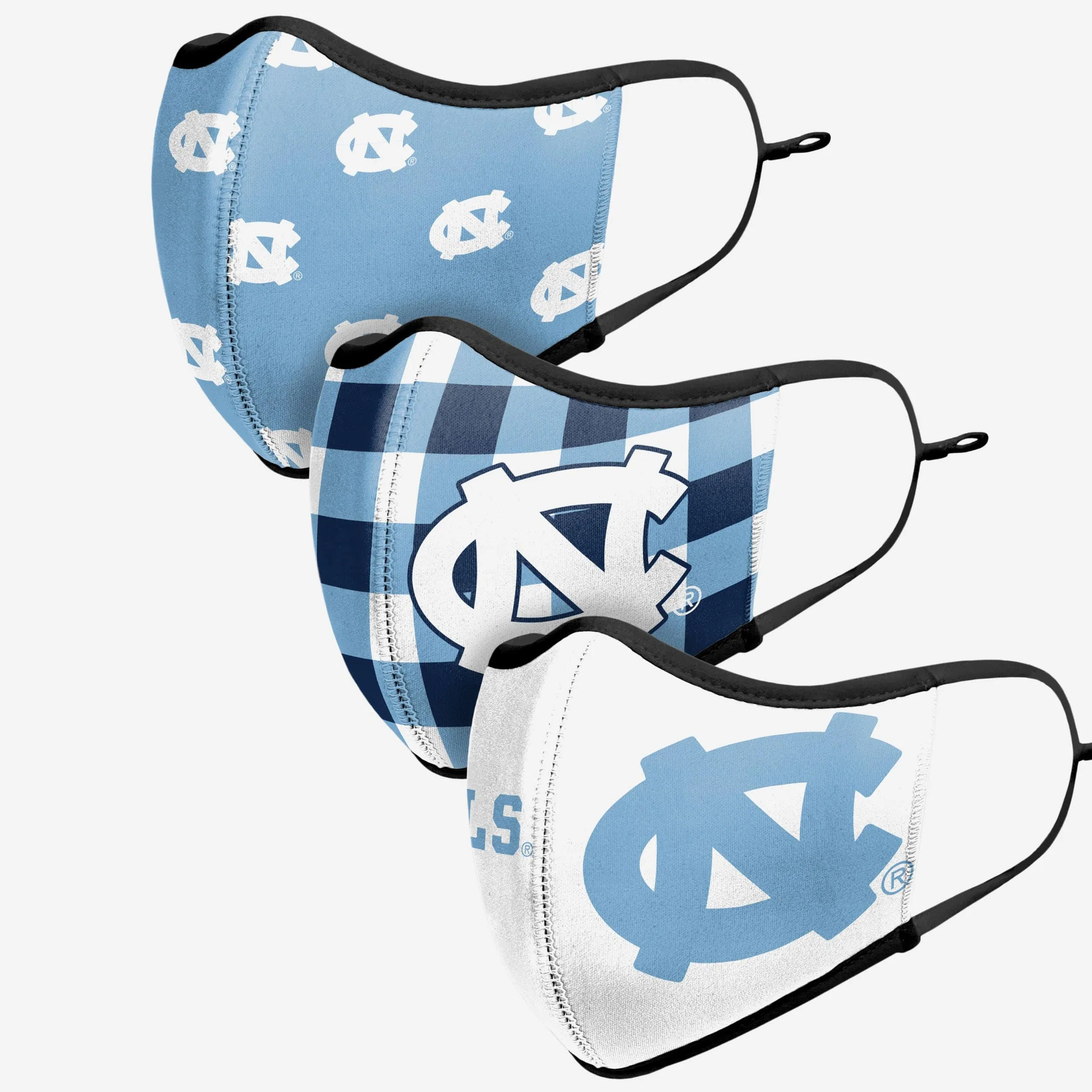 North Carolina Tar Heels Thematic Sport 3 Pack Face Cover